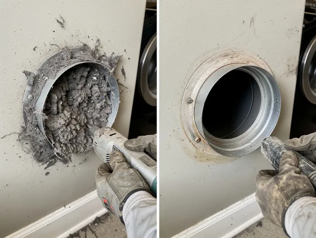 Professional clogged vent cleaning by Harrisburg Dryer Vent Cleaning in Harrisburg