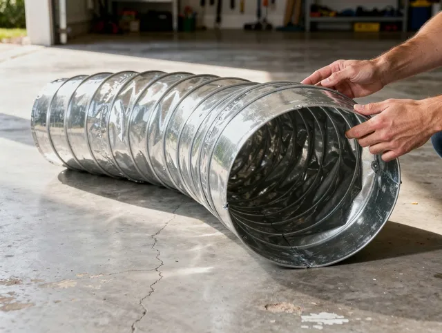 Harrisburg Dryer Vent Cleaning specialist using advanced equipment for thorough duct cleaning in Harrisburg